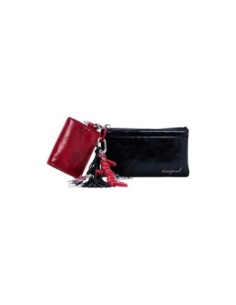 Desigual portefeuille femme noir compact zippé | ChoixMode