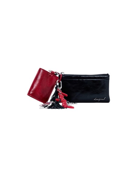 Desigual portefeuille femme noir compact zippé | ChoixMode