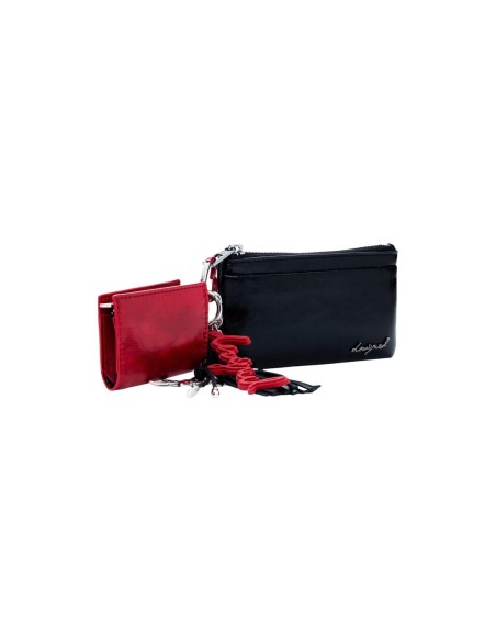 Desigual portefeuille femme noir compact zippé | ChoixMode