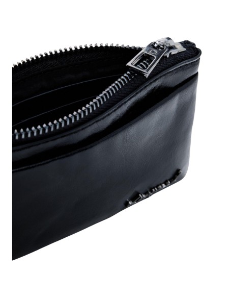 Desigual portefeuille femme noir compact zippé | ChoixMode
