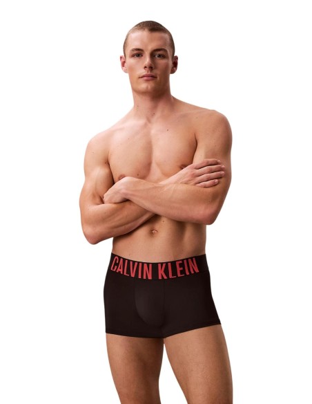 Calvin Klein Underwear lot 3 trunks noirs taille basse | ChoixMode
