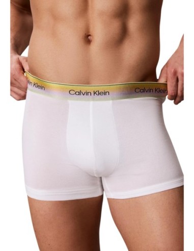 Calvin Klein Underwear trunk homme blanc coton stretch | ChoixMode