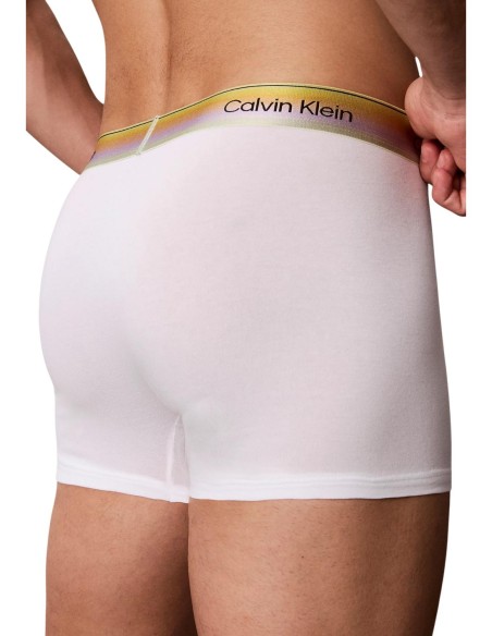 Calvin Klein Underwear trunk homme blanc coton stretch | ChoixMode