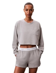 Calvin Klein Underwear short femme gris coton | ChoixMode