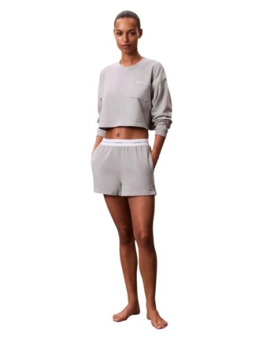 Calvin Klein Underwear short femme gris coton | ChoixMode