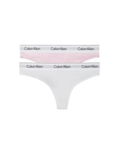 Calvin Klein Underwear lot 2 strings blancs femme | ChoixMode