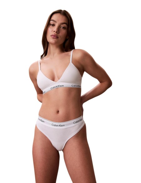 Calvin Klein Underwear lot 2 strings blancs femme | ChoixMode
