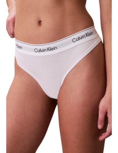 Calvin Klein Underwear lot 2 strings blancs femme | ChoixMode