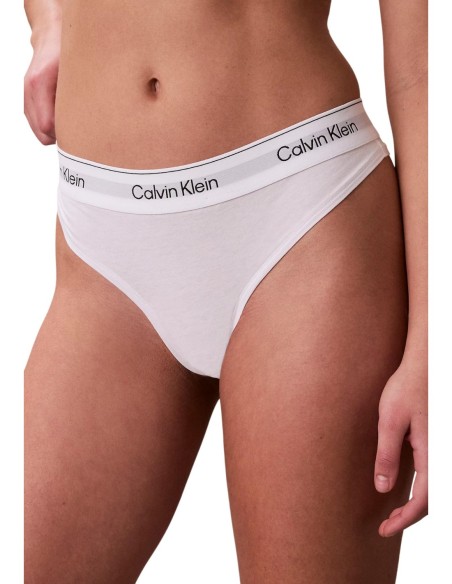 Calvin Klein Underwear lot 2 strings blancs femme | ChoixMode