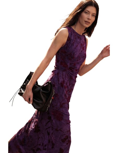 Desigual robe femme violette florale | ChoixMode