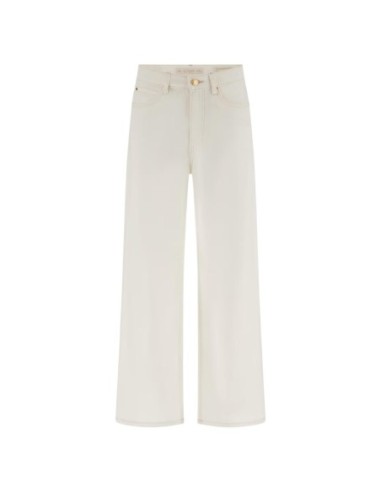 Guess pantalon femme blanc coupe large | ChoixMode