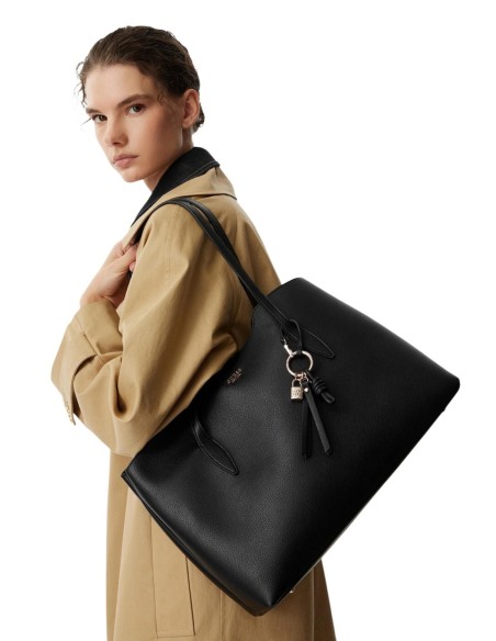 Guess sac femme noir format compact | ChoixMode