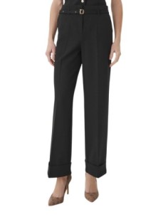 Guess pantalon femme noir crêpe structuré | ChoixMode