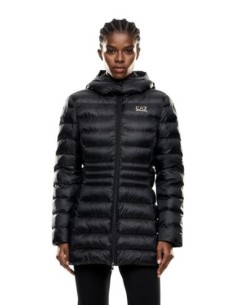 EA7 veste femme noire à capuche | ChoixMode