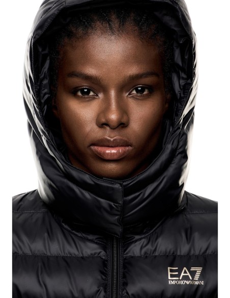 EA7 veste femme noire à capuche | ChoixMode