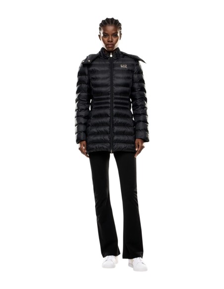 EA7 veste femme noire à capuche | ChoixMode