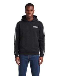 EA7 sweat à capuche homme noir coton | ChoixMode