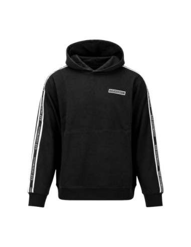 EA7 sweat à capuche homme noir coton | ChoixMode