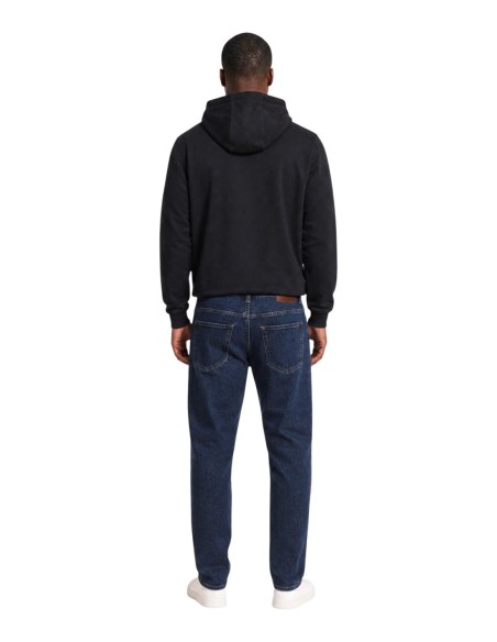 EA7 sweat à capuche homme noir coton | ChoixMode