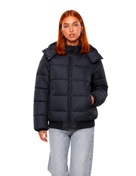 EA7 veste femme noire zippée capuche | ChoixMode