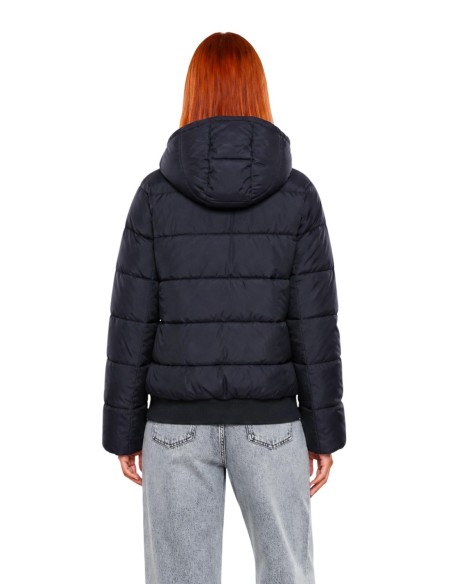 EA7 veste femme noire zippée capuche | ChoixMode