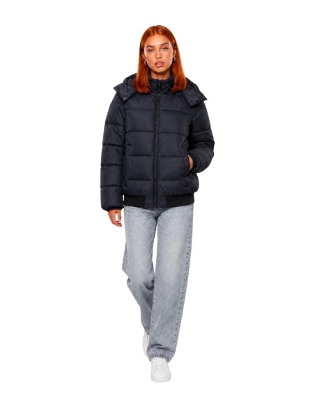 EA7 veste femme noire zippée capuche | ChoixMode