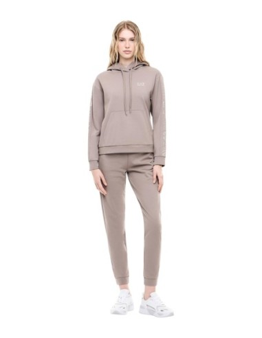 EA7 survêtement femme beige capuche | ChoixMode