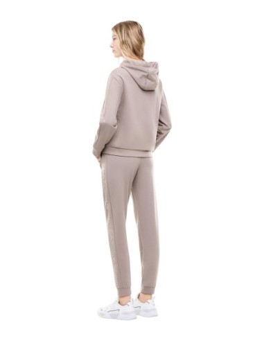 EA7 survêtement femme beige capuche | ChoixMode