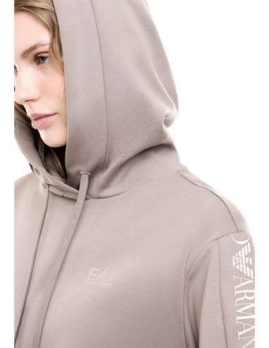 EA7 survêtement femme beige capuche | ChoixMode