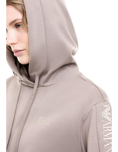 EA7 survêtement femme beige capuche | ChoixMode