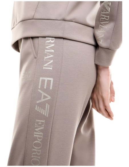 EA7 survêtement femme beige capuche | ChoixMode