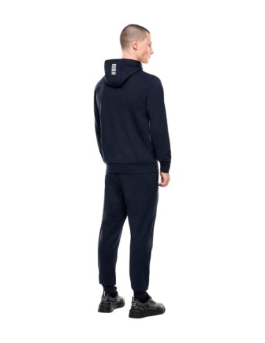 EA7 survêtement homme bleu capuche | ChoixMode