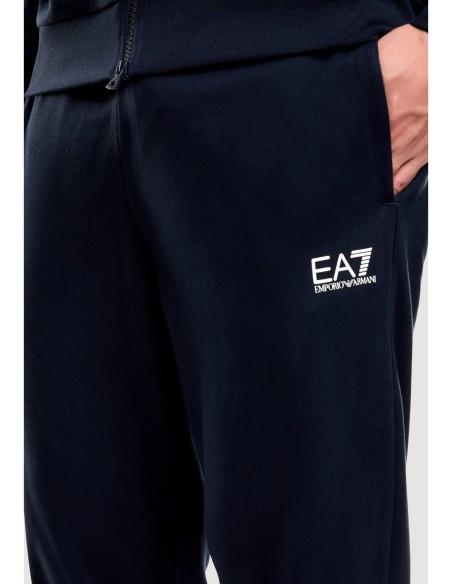 EA7 survêtement homme bleu capuche | ChoixMode