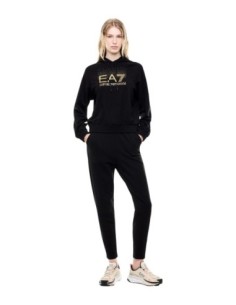EA7 survêtement femme noir capuche | ChoixMode