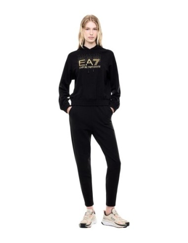 EA7 survêtement femme noir capuche | ChoixMode
