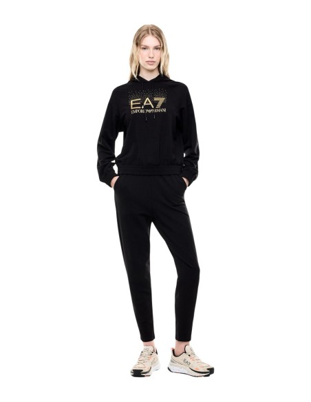 EA7 survêtement femme noir capuche | ChoixMode