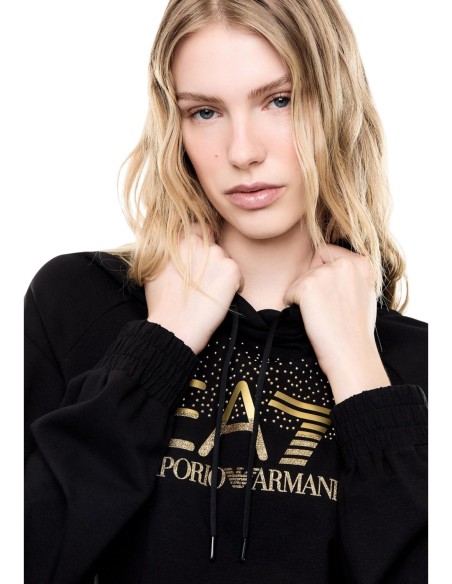 EA7 survêtement femme noir capuche | ChoixMode
