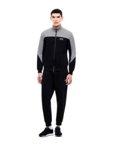 EA7 survêtement homme noir coton mélangé | ChoixMode