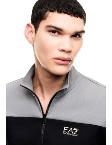 EA7 survêtement homme noir coton mélangé | ChoixMode