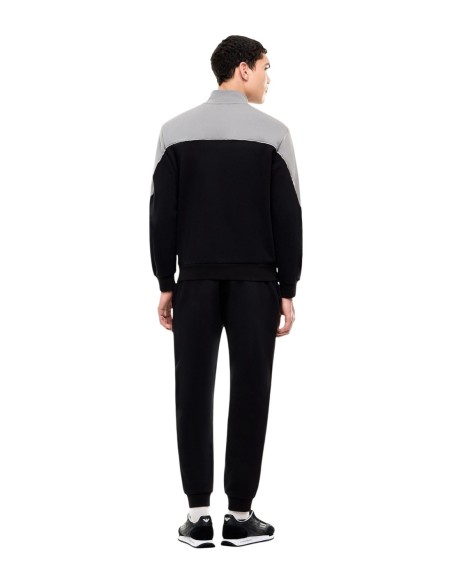 EA7 survêtement homme noir coton mélangé | ChoixMode