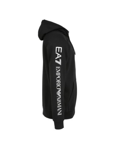 EA7 sweat à capuche homme noir coton | ChoixMode