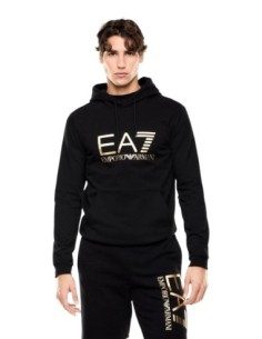 EA7 sweat homme noir coton | ChoixMode