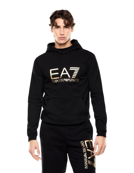 EA7 sweat homme noir coton | ChoixMode