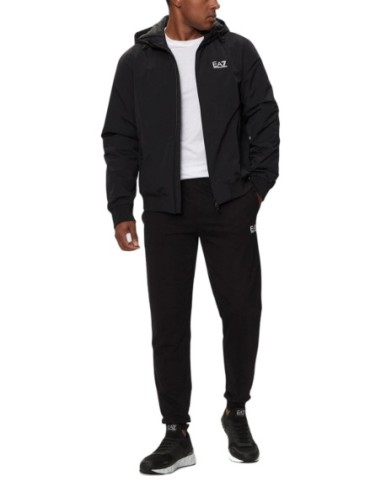 EA7 blouson homme noir capuche | ChoixMode