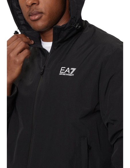 EA7 blouson homme noir capuche | ChoixMode