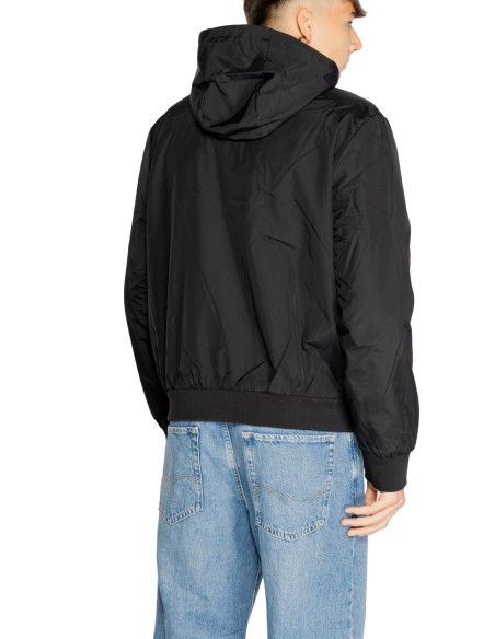 EA7 veste homme noire zippée à capuche | ChoixMode