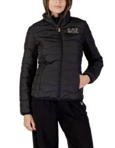 EA7 veste femme noire zippée col montant | ChoixMode