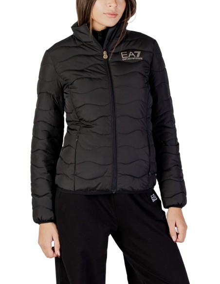EA7 veste femme noire zippée col montant | ChoixMode
