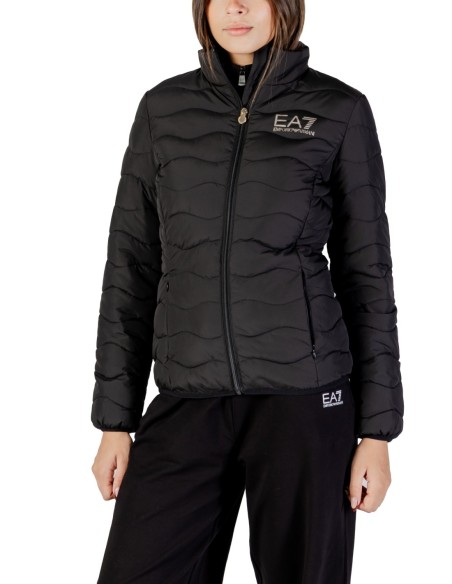EA7 veste femme noire zippée col montant | ChoixMode