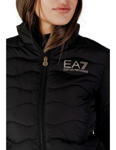EA7 veste femme noire zippée col montant | ChoixMode